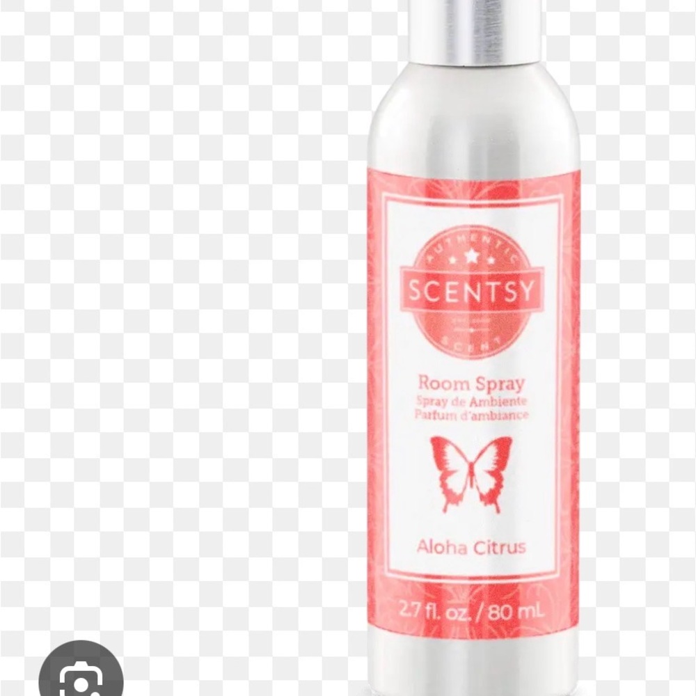 Scentsy Aloha Citrus Room Spray - Coral and Silver